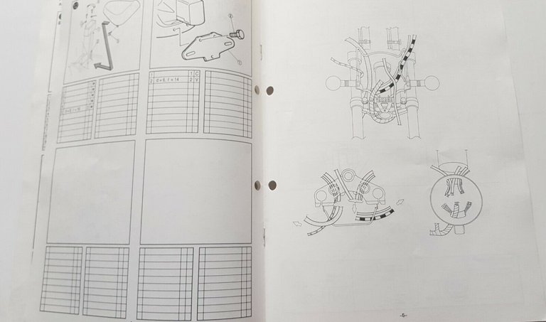 Yamaha XV 125 1997 manuale assemblaggio officina originale no riparazione