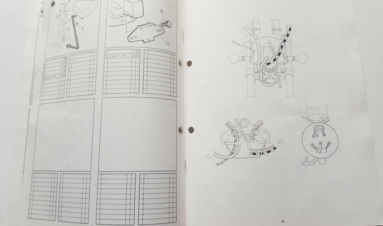Yamaha XV 125 1997 manuale assemblaggio officina originale no riparazione
