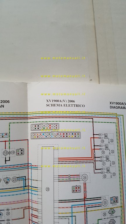 Yamaha XV 1600 1999 Service Information manuale officina INGLESE originale