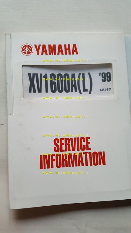 Yamaha XV 1600 1999 Service Information manuale officina INGLESE originale
