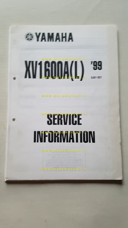 Yamaha XV 1600 1999 Service Information manuale officina INGLESE originale