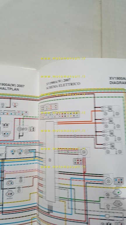 Yamaha XV 1600 1999 Service Information manuale officina INGLESE originale