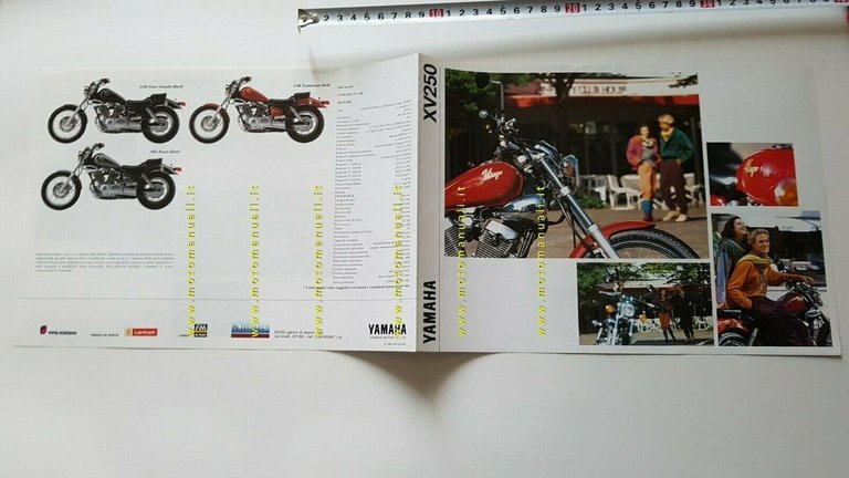 Yamaha XV 250 1992 depliant italiano moto originale brochure