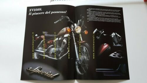 Yamaha XV 250 S VIRAGO 1995 depliant italiano moto originale …
