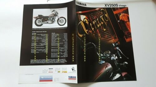 Yamaha XV 250 S VIRAGO 1995 depliant italiano moto originale …
