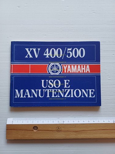 Yamaha XV 400 - XV 500 1986 manuale uso manutenzione …
