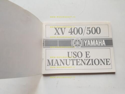 Yamaha XV 400 - XV 500 1986 manuale uso manutenzione …