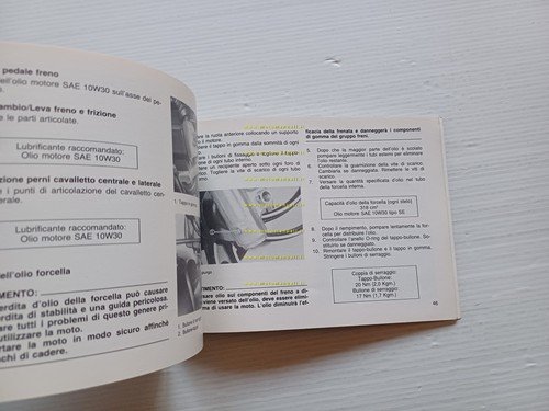 Yamaha XV 400 - XV 500 1986 manuale uso manutenzione …