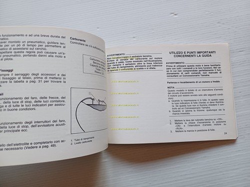 Yamaha XV 400 - XV 500 1986 manuale uso manutenzione …