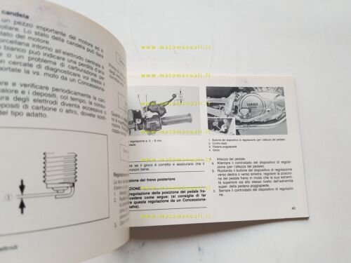 Yamaha XV 400 - XV 500 1986 manuale uso manutenzione …