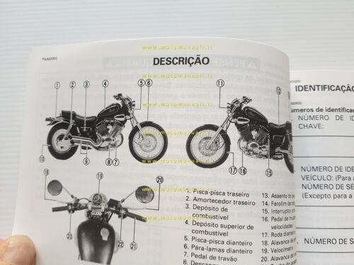 Yamaha XV 535 - XV 500 3BT 1994 manuale uso …
