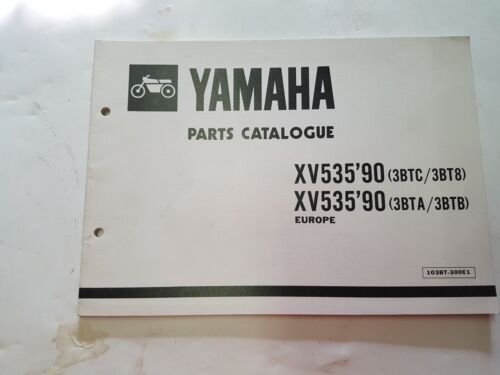 Yamaha XV 535 1990 catalogo ricambi originale spare parts catalog