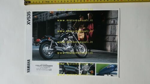 Yamaha XV 535 1992 depliant ITALIANO originale moto brochure