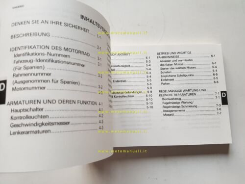 Yamaha XV 535 3BT 1990 manuale uso manutenzione originale italiano