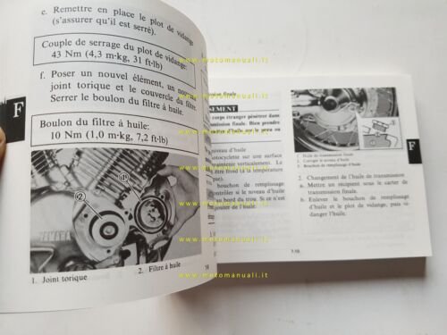 Yamaha XV 535 3BT 1990 manuale uso manutenzione originale italiano