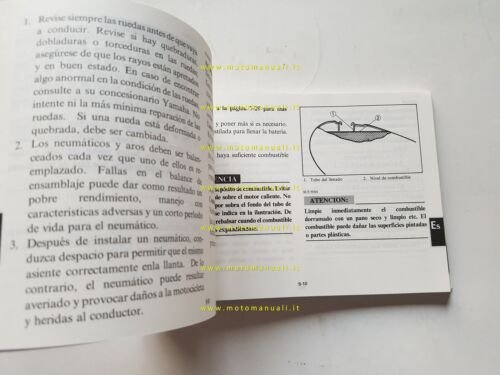 Yamaha XV 535 3BT 1990 manuale uso manutenzione originale italiano