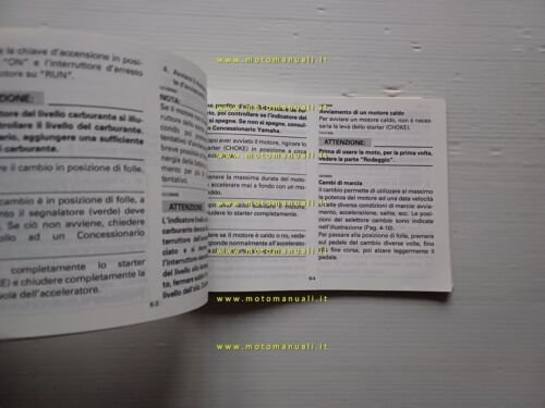 Yamaha XV 750 1994 manuale uso manutenzione libretto originale italiano