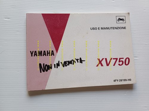 Yamaha XV 750 Virago 4FY 1993-94 manuale uso manutenzione italiano …