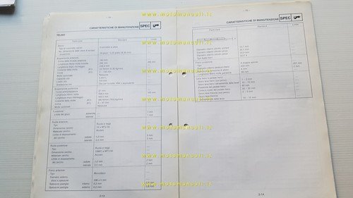 Yamaha XVS 650 1997 Service Information manuale officina italiano originale