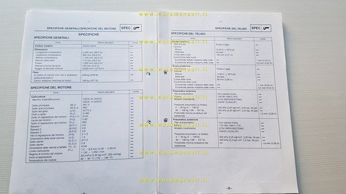 Yamaha XVS 650 2004 Service Information manuale officina italiano originale