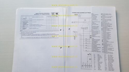 Yamaha XVS 650 2004 Service Information manuale officina italiano originale