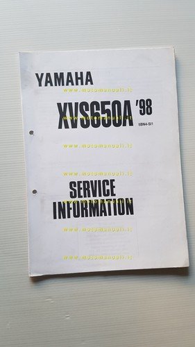 Yamaha XVS 650 A 1998 Service Information manuale officina italiano …
