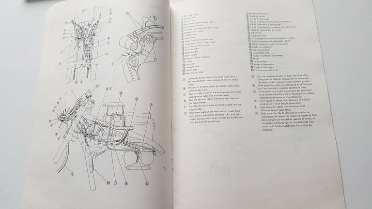 Yamaha XVZ 13 TD 1988 manuale assemblaggio officina originale no …