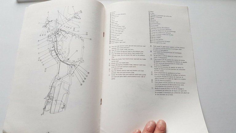 Yamaha XVZ 13 TD 1988 manuale assemblaggio officina originale no …