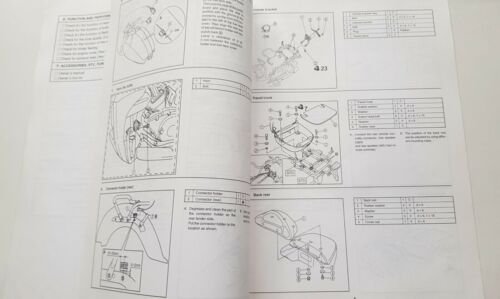 Yamaha XVZ 13 TF 2000 manuale assemblaggio officina originale no …