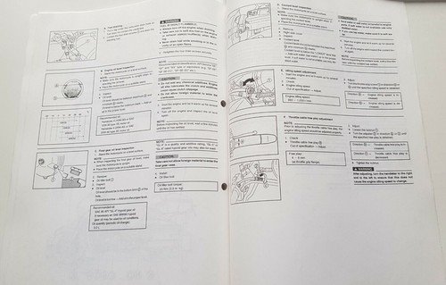 Yamaha XVZ 13 TF 2000 manuale assemblaggio officina originale no …