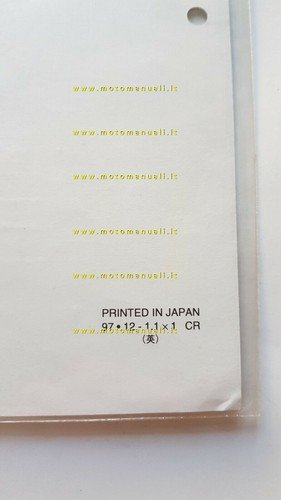 Yamaha XVZ 1300 A 1998 Service Information manuale officina originale