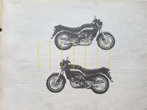 Yamaha XZ 550 1982 catalogo ricambi originale spare parts catalogue