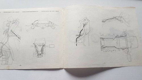 Yamaha XZ 550 1982 manuale assemblaggio officina originale no riparazione