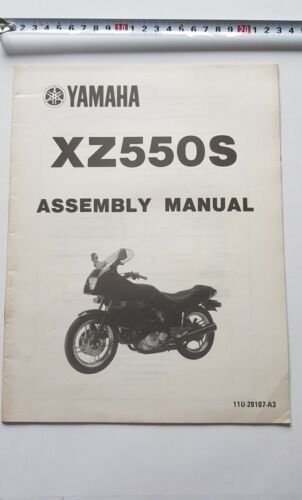 Yamaha XZ 550 S 1982 manuale assemblaggio officina originale no …