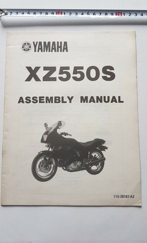 Yamaha XZ 550 S 1982 manuale assemblaggio officina originale no …