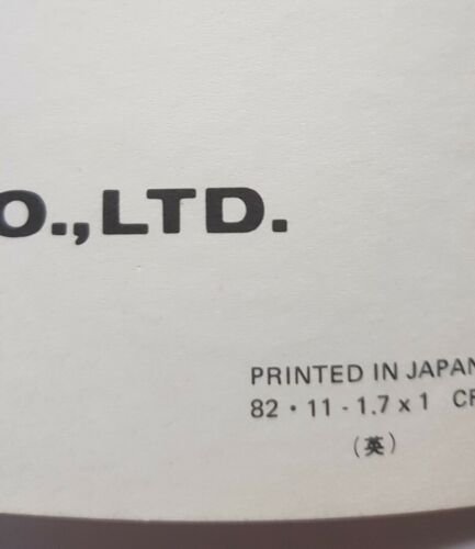 Yamaha XZ 550 S 1982 manuale assemblaggio officina originale no …