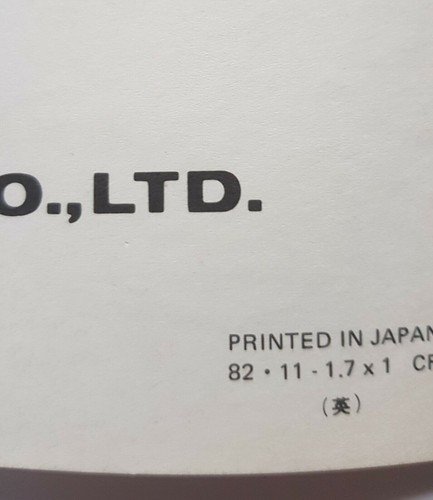 Yamaha XZ 550 S 1982 manuale assemblaggio officina originale no …