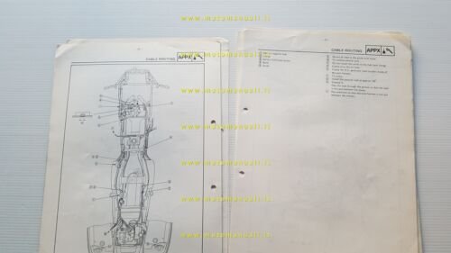 Yamaha XZV 13 TD 1984-89 Service Information manuale officina INGLESE …