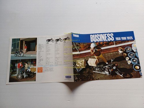 Yamaha YB 50 YB 90 YB 125 depliant GIAPPONESE originale