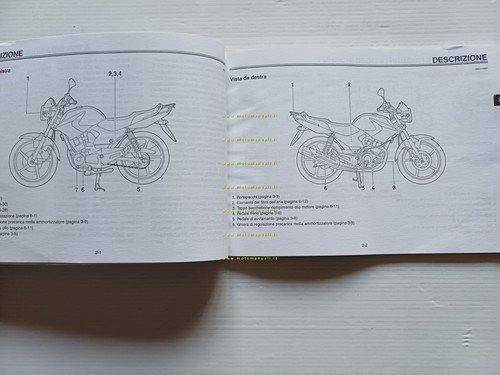 Yamaha YBR 125 51D 2009 manuale uso manutenzione originale italiano