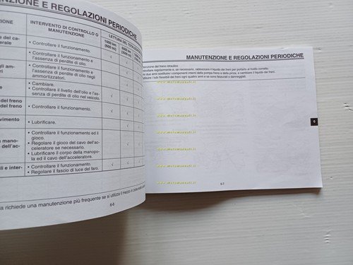 Yamaha YBR 125 51D 2009 manuale uso manutenzione originale italiano