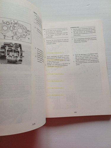 Yamaha YZ 125 55Y 1985 manuale uso - officina riparazione …