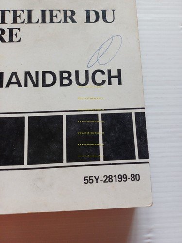 Yamaha YZ 125 55Y 1985 manuale uso - officina riparazione …