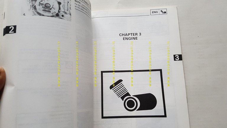 YAMAHA YZ 125 A-250 A-250 WRA 1989 manuale officina INGLESE …