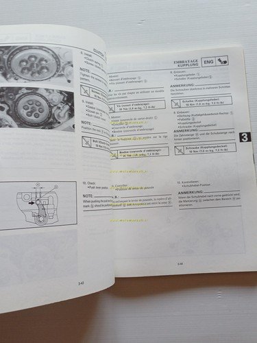 Yamaha YZ 125 (A) LC 3SR 1989-90 manuale uso - …