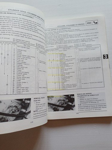 Yamaha YZ 125 (A) LC 3SR 1989-90 manuale uso - …