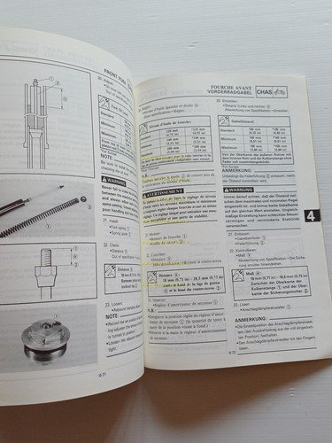 Yamaha YZ 125 (A) LC 3SR 1989-90 manuale uso - …