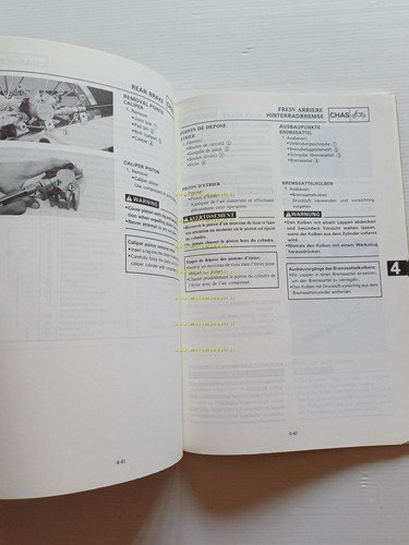 Yamaha YZ 125 (A) LC 3SR 1989-90 manuale uso - …