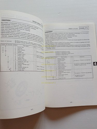 Yamaha YZ 125 (A) LC 3SR 1989-90 manuale uso - …