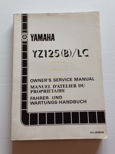 Yamaha YZ 125 (B) LC 3XJ 1990-91 manuale uso - …